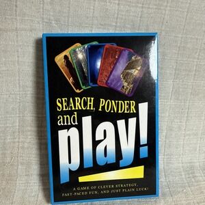 Search Ponder and Play Card Game Clever Strategy Fast Fun & Just Plain Luck!